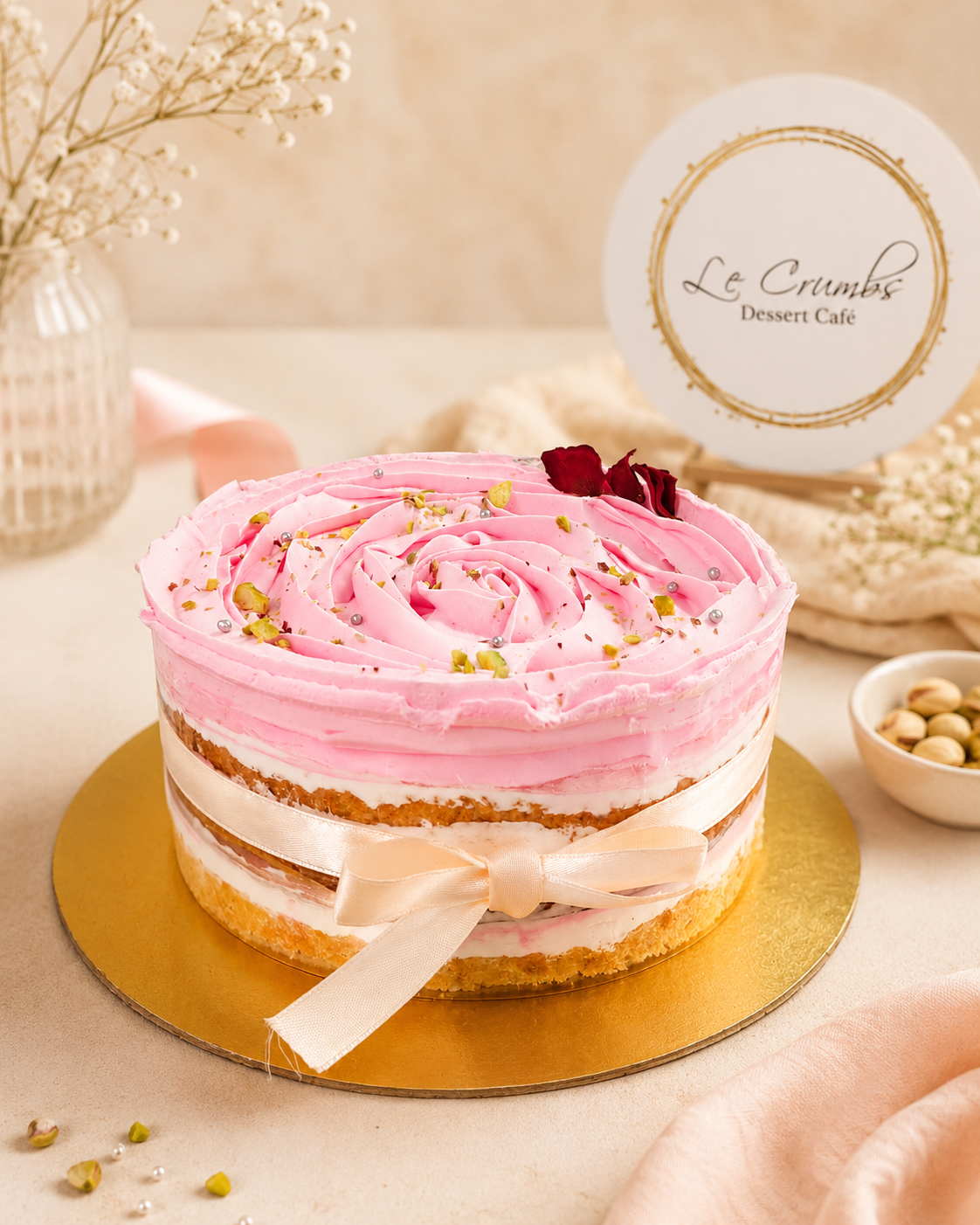 Rose & Honey cake